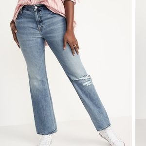🟦 Old Navy Low Rise Slouchy Boot Cut Jeans NWT